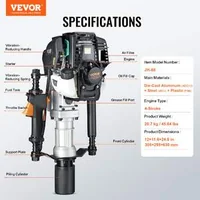Mașină-de-bătut-țăruși-pentru-gard-cu-2-capete-37-cm³-mecanism-de-acționare-în-4-timpi-pentru-stâlp-tip-T-acționată-pe-benzină