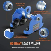 Cărucior-manual-pentru-grindă-capacitate-de-500-kg-cu-roți-duble