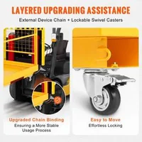 Platformă-de-lucru-pliabilă-pentru-motostivuitor-cu-roți-pivotante-cu-blocare-capacitate-550-kg