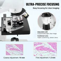 Microscop-compus-binocular-40-2500-cu-masă-mecanică-pe-două-niveluri