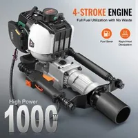 Mașină-de-bătut-țăruși-pentru-gard-cu-2-capete-37-cm³-mecanism-de-acționare-în-4-timpi-pentru-stâlp-tip-T-acționată-pe-benzină