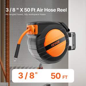 Tambur-retractabil-pentru-furtun-de-aer-9-5mm-x-4-6m-Furtun-de-aer-hibrid-închis-300-PSI