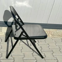 Masă-de-grădină-pătrată-cu-sticlă-mată-transparentă-ø60-cm-2-scaune-pliabile