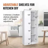 Dulap-de-bucătărie-pentru-alimente-înălțime-de-152-cm-independent-capacitate-de-50-kg-pe-fiecare-raft-cu-3-rafturi-2-reglabile-din-lemn-compozit-pentru-bucătărie-și-sufragerie