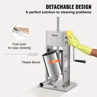 Mașină-verticală-profesională-manuală-de-umplut-cârnați-cu-două-viteze-din-oțel-inoxidabil