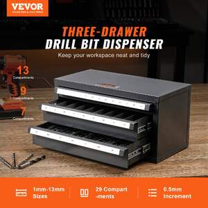 Dulap-cu-trei-sertare-pentru-burghie-de-la-1mm-la-13mm-organizator-din-oțel-cu-etichete-depozitare-stabilă