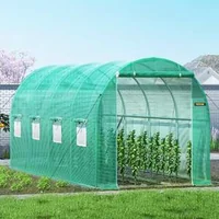 Seră-tunel-pentru-grădină-4-5-x-2-x-2-m-structură-galvanizată