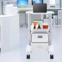 Cărucior-medical-mobil-cu-sertar-și-tavă-superioară