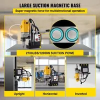 Mașină-de-găurit-cu-talpă-magnetică-1100-W-forță-magnetică-de-1200-kg-Ø-12-40-mm-cu-6-carote-HSS