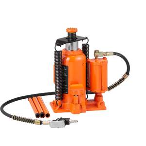 Cric-hidropneumatic-tip-butelie-20-tone-construcție-complet-sudată-interval-de-ridicare-de-265-500-mm-mâner-pentru-acționare-manuală-și-pompă-pneumatică-pentru-autoturisme-pick-up-uri-și-camioane