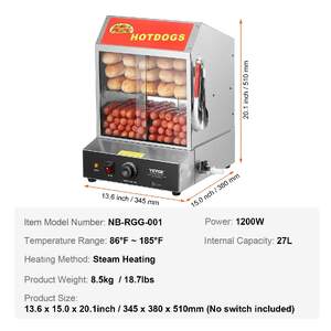 Aparat-profesional-cu-abur-pentru-hot-dog-încălzitor-electric-pentru-chifle-cu-2-niveluri-27-l-uși-glisante-vitrină-încălzită-pentru-hot-dog