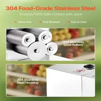 Presă-electrică-pentru-trestie-de-zahăr-800W-300-kg-oră