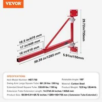 Suport-pentru-palan-electric-300-kg-cu-rotație-de-180-și-braț-pliabil