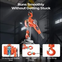 Palan-manual-cu-pârghie-Lever-Chain-Hoist-capacitate-de-750-kg-3-4-T-lanț-de-6-m