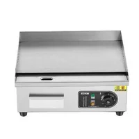 Grătar-electric-pentru-uz-profesional-2800W-cu-plită-plană-35-până-la-70-cm-50-300-C