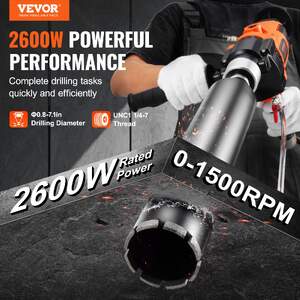 Mașină-portabilă-Core-Drill-2600-W-Ø-0-8-7-1-in-20-180-mm-control-manual-carotare-umedă-și-uscată