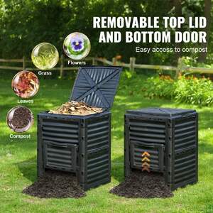 Coș-de-compost-pentru-grădină-300-l-compostor-fără-BPA-exterior-capacitate-mare-cu-capac-superior-și-ușă-inferioară-ușor-de-asamblat-ușor-creează-rapid-un-sol-fertil