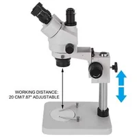 Microscop-stereo-trinocular-cu-mărire-3-5-90-pe-suport-cu-coloană