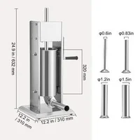 Aparat-manual-de-umplut-cârnați-și-mezeluri-5L-compact-și-fiabil-TT5