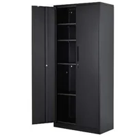 Dulap-metalic-de-depozitare-dulap-metalic-încuiabil-din-oțel-cu-2-uși-magnetice-și-4-rafturi-reglabile