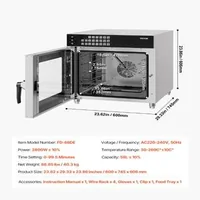 Cuptor-profesional-de-banc-cu-convecție-58-l-2800W