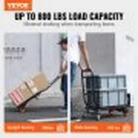Cărucior-de-transport-din-aluminiu-2-în-1-capacitate-de-140-kg-pliabil-convertibil-din-liză-în-cărucior-cu-platformă-cu-roți-din-cauciuc