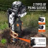 Mașină-de-bătut-țăruși-pentru-gard-cu-2-capete-37-cm³-mecanism-de-acționare-în-4-timpi-pentru-stâlp-tip-T-acționată-pe-benzină