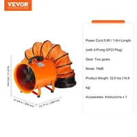 Ventilator-industrial-portabil-extractor-cu-furtun-de-10-m-254-mm-10-inchi-300W