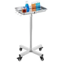 Masă-Mayo-mobilă-din-oțel-inoxidabil-cu-tavă-detașabilă-și-înălțime-reglabilă
