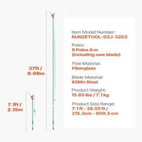 Fierăstrău-telescopic-manual-pentru-crengi-de-la-1-18-m-la-8-1-m-cu-foarfecă
