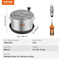 Trimmer-manual-de-16-inchi-pentru-frunze-și-muguri-Oțel-inoxidabil
