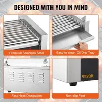 Aparat-electric-pentru-hot-dog-capacitate-de-30-de-bucăți-11-role-2-2KW-grill-cu-role-pentru-hot-dog