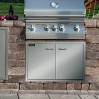 Ușă-dublă-de-acces-pentru-bucătărie-exterioară-și-grătar-finisaj-lustruit-83-X-55-cm