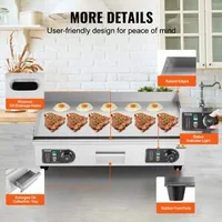 Grătar-electric-profesional-cu-plită-netedă-4000W-50-300-C