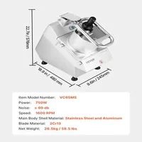 Robot-profesional-de-bucătărie-pentru-legume-6-lame-750W