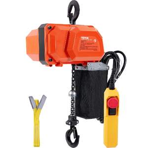Palan-electric-cu-lanț-capacitate-de-150-kg-lanț-G80-de-3-m