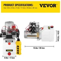 Grup-hidraulic-cu-electrovalvă-dublă-și-rezervor-de-4-5-l-pentru-nacele-vehicule-basculante-și-stivuitoare