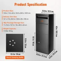 Cutie-pentru-livrarea-coletelor-Package-Delivery-Box-înălțime-106-7-cm-cu-încuietoare-cu-cod-și-protecție-antifurt
