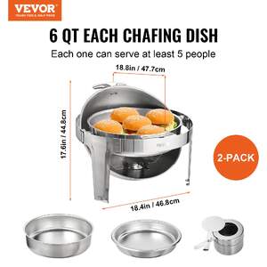 Set-de-2-tăvi-bufet-pentru-catering-cu-capac