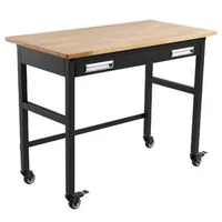 Masă-de-lucru-pe-roți-din-lemn-cu-organizator-pentru-sertare-capacitate-680-kg-120-cm