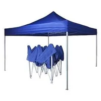 Pavilion-de-grădină-pliabil-albastru-tip-acordeon-3x3-metri