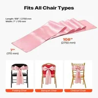 Panglici-decorative-din-satin-pentru-scaune-Sashes-100-buc-275-x-17-cm-Roz-auriu-Rose-Gold