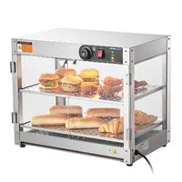 Vitrină-termică-profesională-de-banc-cu-2-niveluri-și-iluminare-pentru-pizza-și-alte-alimente