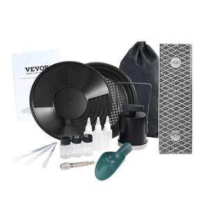 Set-pentru-căutarea-aurului-cu-mini-jgheab-de-spălare-sluice-box-din-aluminiu-16-piese
