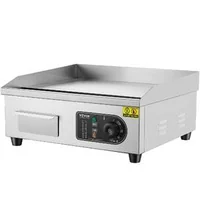Grătar-electric-pentru-uz-profesional-2800W-cu-plită-plană-35-până-la-70-cm-50-300-C