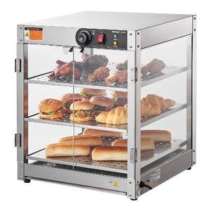 Vitrină-termică-profesională-de-banc-cu-3-niveluri-și-iluminare-pentru-pizza-și-alte-alimente