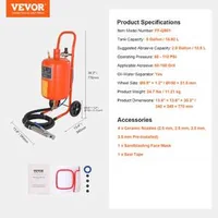 Aparat-de-sablare-sub-presiune-19-l-60-110-PSI-cu-4-duze