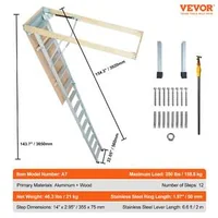 Scară-pliabilă-pentru-mansardă-capacitate-160-kg-prelungitor-multifuncțional-din-aluminiu-ușoară-și-portabilă