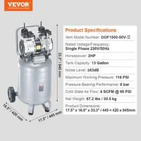 Compresor-fără-ulei-cu-roți-50-l-2HP-90-PSI-portabil