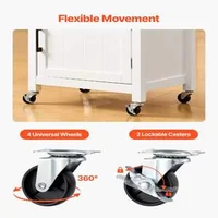 Insulă-de-bucătărie-45x59-cm-cu-cărucior-pentru-depozitare-și-dulap-cu-o-ușă